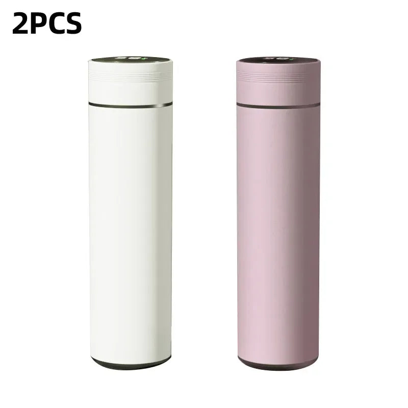 Smart Stainless Steel Thermos Bottle 500ml – LED Temperature Display, Leakproof, Keeps Drinks Hot or Cold for 12 Hours