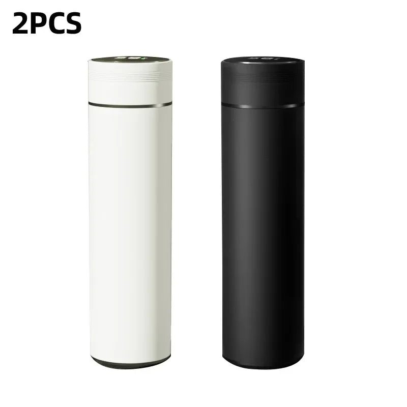 Smart Stainless Steel Thermos Bottle 500ml – LED Temperature Display, Leakproof, Keeps Drinks Hot or Cold for 12 Hours