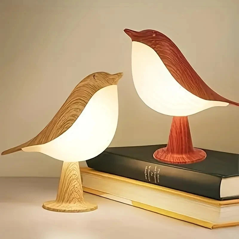 Dimmable Bird LED Night Light – 3 Colour Modes, Touch Control, USB Rechargeable (1800mAh)