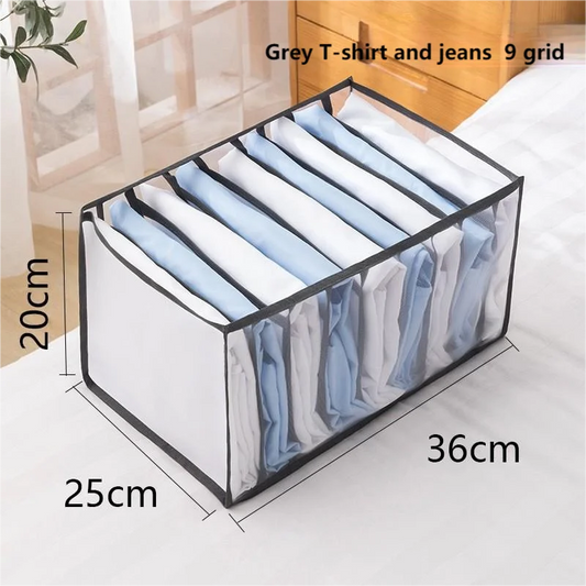 Foldable Underwear Drawer Organizer – Nylon Mesh Storage Box for Bras, Socks, Pants & More (1Pc)
